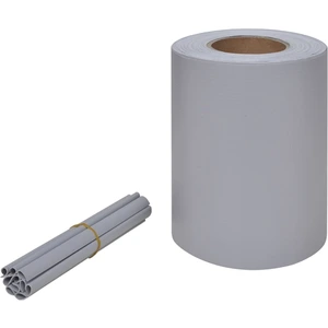 vidaXL Sichtschutzleiste PVC 70 x 0,19 m Hellgrau günstig