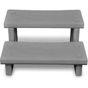 vidaXL Graue Spa-Treppe günstig