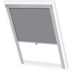 Rollo Verdunkelungsrollo Grau M06/306 GGL und GGU, vidaXL günstig