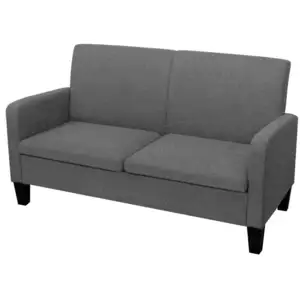 vidaXL Sofa 2-Sitzer aus Stoff fürs Wohnzimmer, Maße 135 x 65 x 76 cm ... günstig