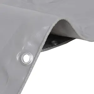 vidaXL Abdeckplane 650 g/m² 3x5 m Grau günstig