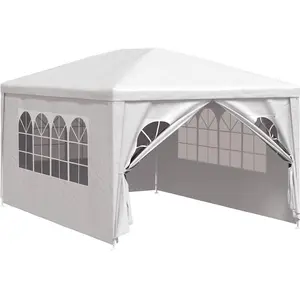 vidaXL Partyzelt 3x4 m Weiß günstig