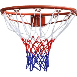 vidaXL Basketballkorb mit Netz Orange 45 cm günstig