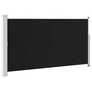 vidaXL Seitenmarkise 160x300 cm Schwarz günstig