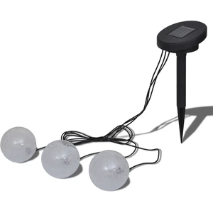 vidaXL LED-Solarkugeln Schwimmend 3 Flammen für Teich Pool