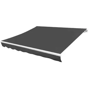 vidaXL Ersatzstoff für Markise Grau 280x245 cm Polyester günstig