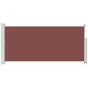 vidaXL Ausziehbare Seitenmarkise 140x300 cm Braun günstig