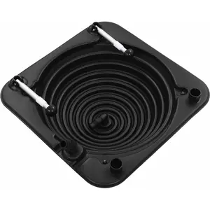 vidaXL Solar-Poolheizung 75 x 75 x 36 cm HDPE Aluminium günstig