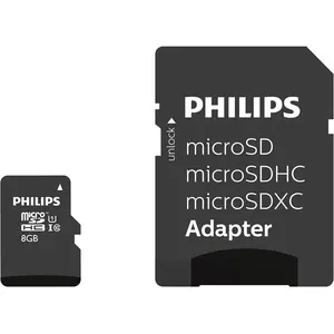 Philips Micro Sdhc 8gb Class 10 Uhs-i U1 Speicherkarte Mit Adapter