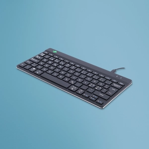 R-Go Tools Ergonomische Tastatur R-Go Compact Break, kompakte Tastatur mit Pausensoftware, QWERTY (NORDIC), Kabelgebunden, Schwarz, Mini, Kabelgebunden, USB, Scherenschalter, QWERTY, Schwarz günstig