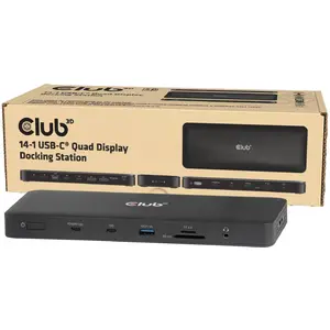 CLUB3D CSV-2540, Andocken, USB 3.2 Gen 1 (3.1 Gen 1) Type-C, 100 W, 3,...