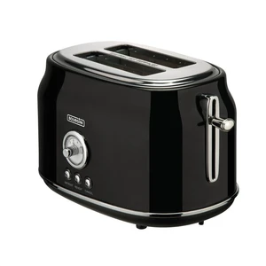 Bourgini Retro Toaster Schwarz