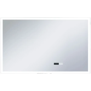 vidaXL LED-Badspiegel mit Berührungssensor und Zeitanzeige 100x60 cm günstig