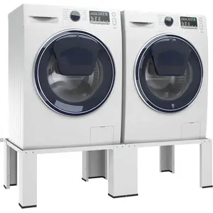 vidaXL Doppel-Untergestell für Waschmaschine und Trockner Weiß günstig