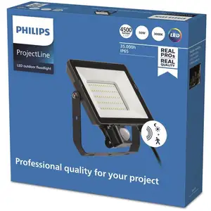 Philips ProjectLine Außenstrahler Sensor 3000K 50W