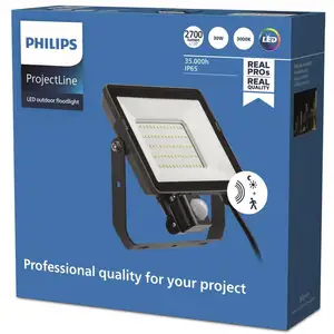 Philips ProjectLine Außenstrahler Sensor 3000K 30W