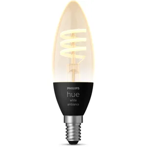Philips E14 - Filament Lampe Kerzenform - 350, Intelligentes Leuchtmit...