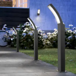 Philips LED-Wegelampe Splay, 60 cm, 4.000 K, anthrazit, IP44