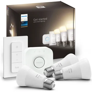 Philips Hue, Leuchtmittel, White Starter Set (E27, 1055 lm, 3x) günstig