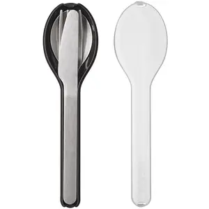 Mepal - Besteck 3-teiliges Set Ellipse - Nordic black