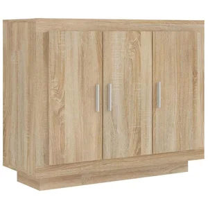 vidaXL Sideboard Sideboard Sonoma-Eiche 92x35x75 cm Holzwerkstoff (1 S... günstig