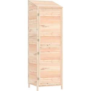 vidaXL Geräteschuppen 55x52x174,5 cm Massivholz Tanne günstig