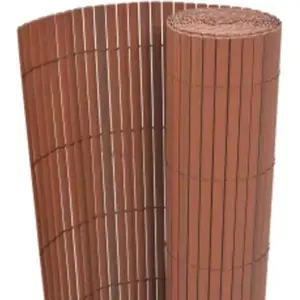 vidaXL Gartenzaun Doppelseitig 110x400 cm Braun günstig