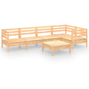vidaXL 6-tlg. Garten-Lounge-Set Kiefer Massivholz günstig