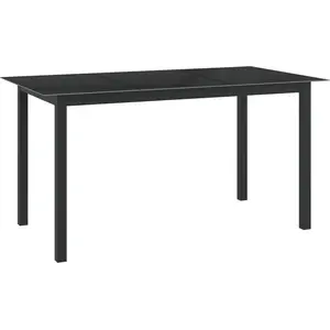 vidaXL 7-tlg. Garten-Essgruppe Aluminium Anthrazit günstig
