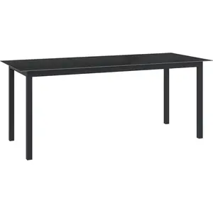 vidaXL 9-tlg. Garten-Essgruppe Aluminium Anthrazit günstig