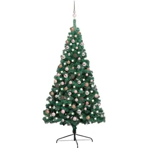vidaXL, Weihnachtsbaum, Robin (with 60 rose gold balls) (180 cm)