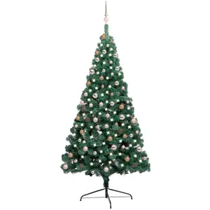 vidaXL, Weihnachtsbaum, Robin (with 60 rose gold balls) (210 cm)