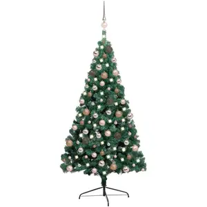 vidaXL, Weihnachtsbaum, Robin (with 60 rose gold balls) (240 cm)