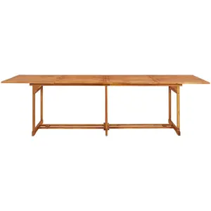 vidaXL Garten-Esstisch 280x90x75 cm Massivholz Akazie günstig