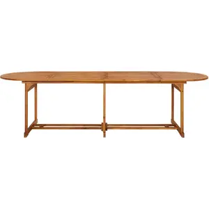 vidaXL Garten-Esstisch 280x90x75 cm Massivholz Akazie günstig
