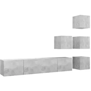 vidaXL, TV Möbel, Padonica (6 Stück) (30 x 80 x 30 cm) günstig