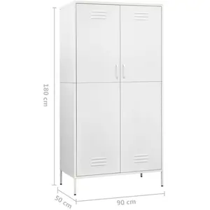 vidaXL, Kleiderschrank, Maldenwald (90 x 50 x 180 cm) günstig