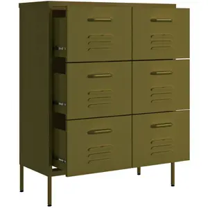 vidaXL, Kommode + Sideboard, Lexie (80 x 35 x 101.50 cm) günstig