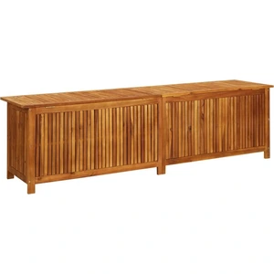 VIDAXL Gartenbox "Pelm" aus Akazien-Massivholz in geölt. Abmessungen (B/H/T) 200x58x50 cm günstig