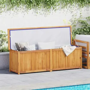 vidaXL Gartenbox 175x50x55 cm Massivholz Teak günstig