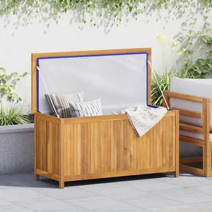 vidaXL Gartenbox 114x50x58 cm Massivholz Teak günstig