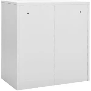 vidaXL, Aktenschrank, Gavonetta (mit 4 Schliessfächern (2 Stück)) (90 x 45 x 92.50 cm) günstig