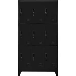 vidaXL, Aktenschrank, Rey (mit 9 Schliessfächern) (90 x 45 x 180 cm) günstig