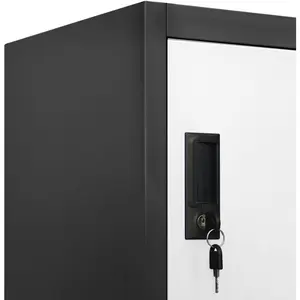 vidaXL, Aktenschrank, Rey (mit 9 Schliessfächern) (90 x 45 x 180 cm) günstig