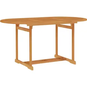 vidaXL 7-tlg. Garten-Essgruppe Massivholz Teak günstig