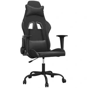 vidaXL Gaming-Stuhl mit Massagefunktion Schwarz Kunstleder günstig