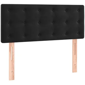 vidaXL Bett Kopfteil Schwarz 80x5x78/88 cm Samt (1-tlg) günstig