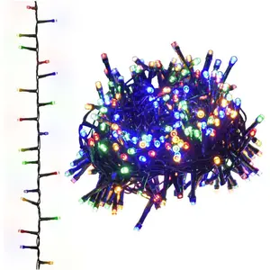 vidaXL, Lichterkette, LED-Lichterkette mit 2000 LEDs Mehrfarbig 20 m P...
