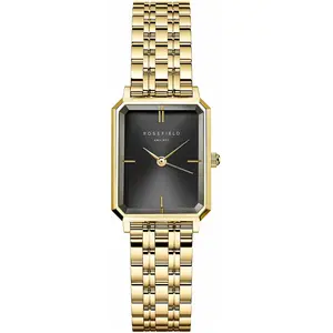 Rosefield Octagon XS Schwarzgold Damenuhr günstig