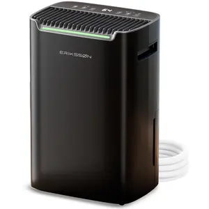 Erikssøn Luftentfeuchter Dry Pro Plus   bis 20L/Tag   Wäschetrockenfun...